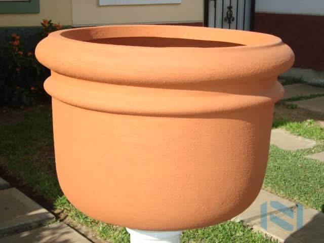 Maceta Decorativa de Fibra de Vidrio